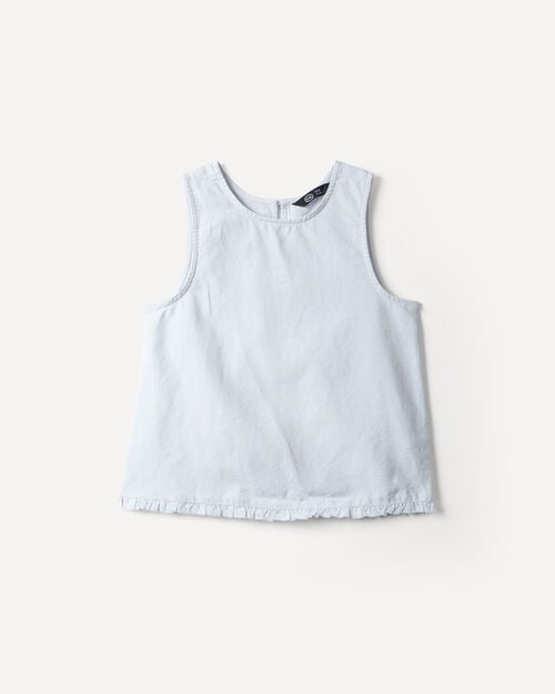 Blusa Lino Azul