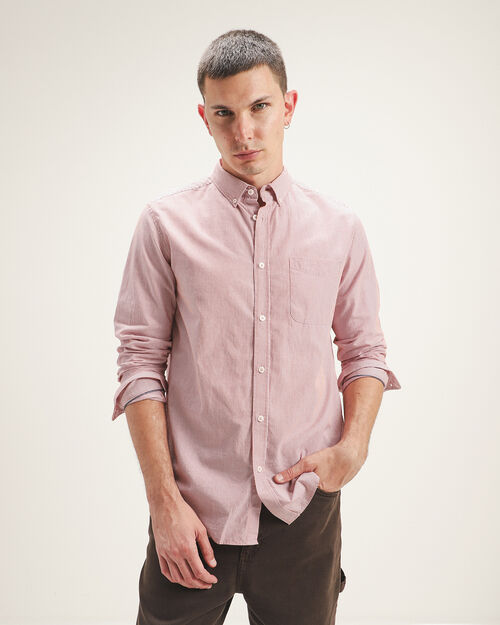 Camisa Manga Larga Rosa