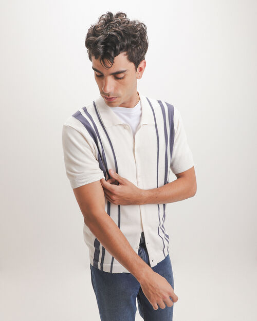 Camisa Azul Rayas