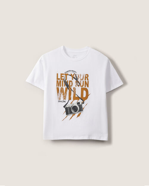 Playera Blanca Manga Corta