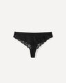 Tanga Color Negro,NEGRO