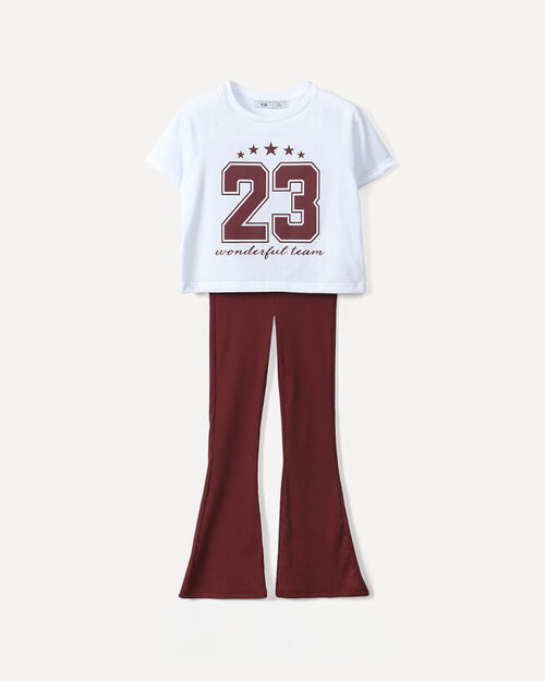 Conjunto Playera Y Leggings