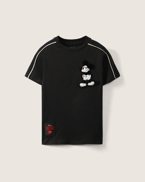 Playera Negra Mickey Mouse