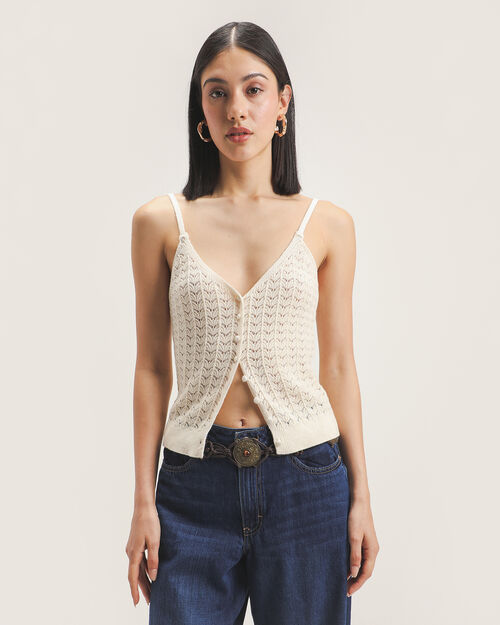 Top Tejido Beige