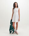 Vestido Blanco Corto,BLANCO