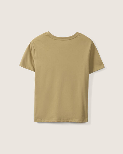 Playera Estampada Beige