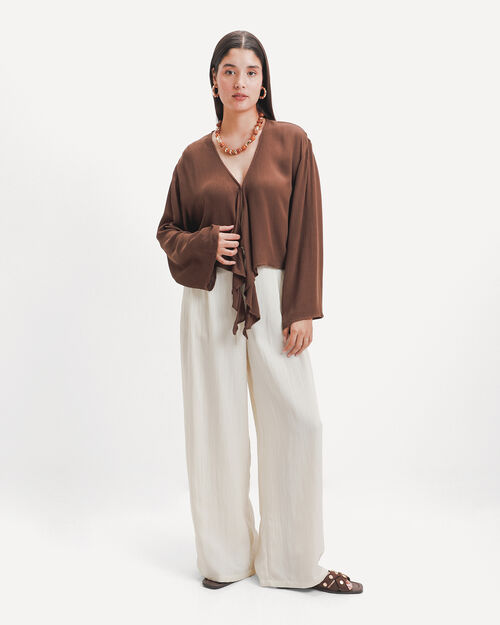 Pantal&oacute;n Jaretas Wide Leg