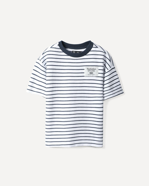 Playera Azul Casual