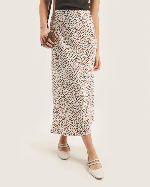 Falda Midi Animal Print