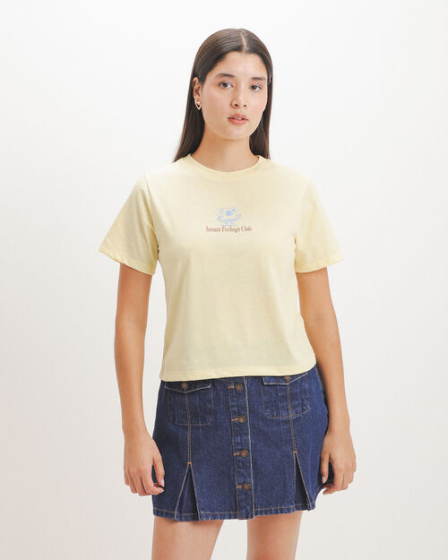 Playera Amarilla Gr&aacute;fico