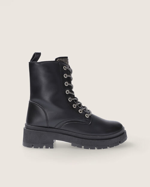 Botas Combat Brillos