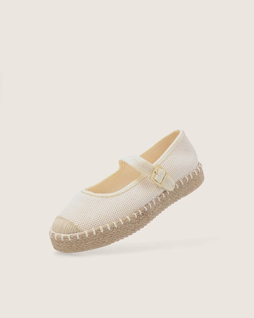 Alpargata Plana Beige