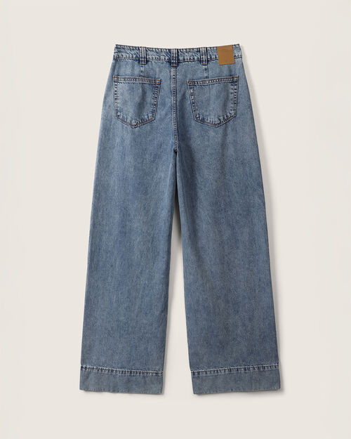 Jeans Mezclilla Wide Leg