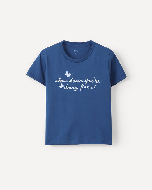 Playera Azul Regular