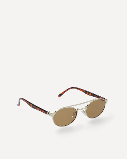 Lentes Dorados Redondos