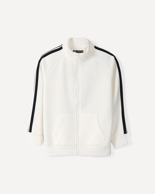 Sudadera Blanca Zipper