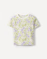 Playera Gr&aacute;fico Flores,CRUDO