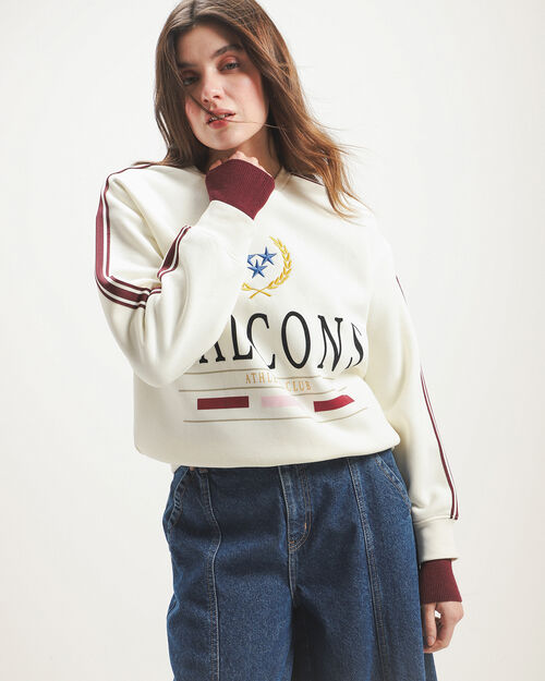 Sudadera Blanca Oversize