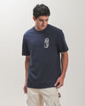 Playera Caf&eacute; Relaxed,AZUL MARINO