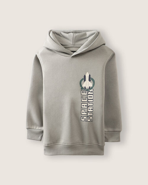 Sudadera Gris Hoodie