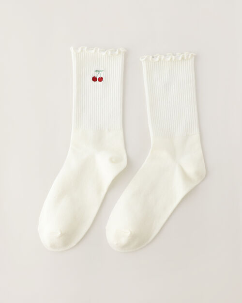 Calcetines Largos Cereza