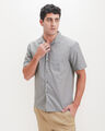 Camisa Caf&eacute; Lino,OLIVO