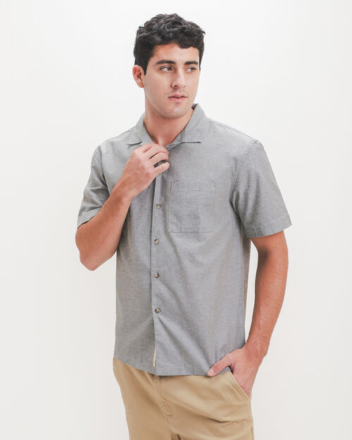 Camisa Textura Lino