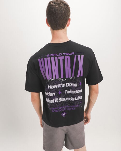 Playera Negra Dise&ntilde;o K-Pop