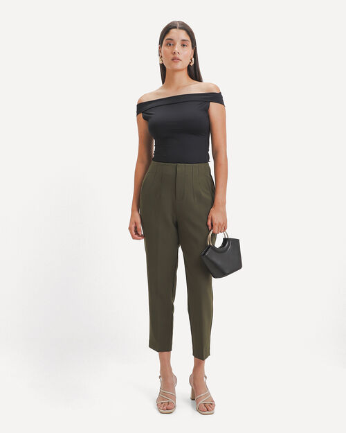 Pantal&oacute;n Verde Straight