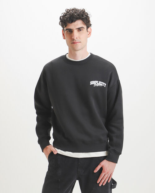 Sudadera Cerrada Negra