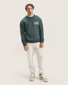 Sudadera Café Fit Relaxed,VERDE PINO