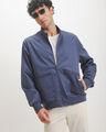 Chamarra Bomber Azul,AZUL ACERO