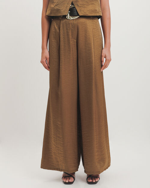 Pantal&oacute;n Amarillo Satinado