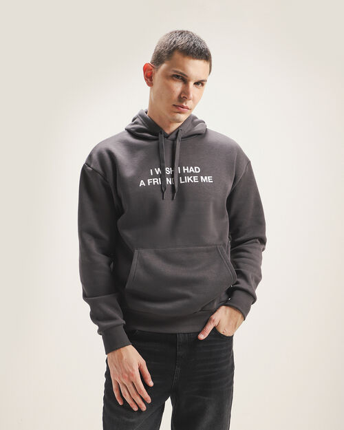 Sudadera Gris Hoodie