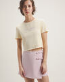 Playera Cropped Amarilla,AMARILLO CLARO