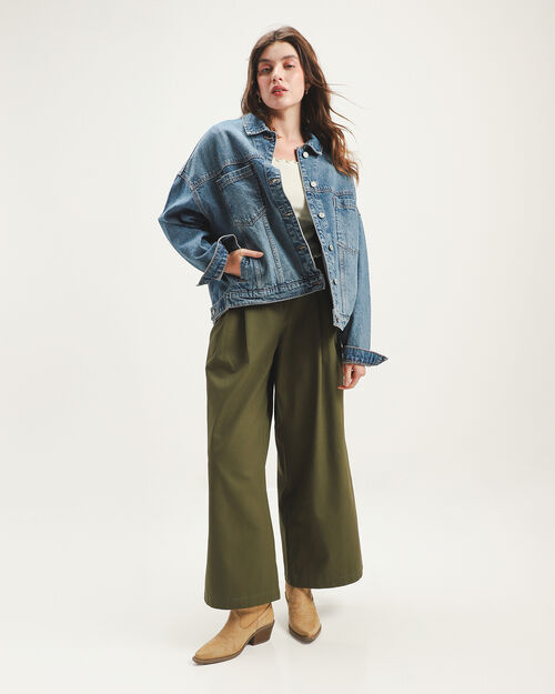 Chamarra De Mezclilla Oversize