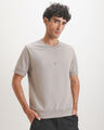 Playera Tejido Terry Gris,GRIS