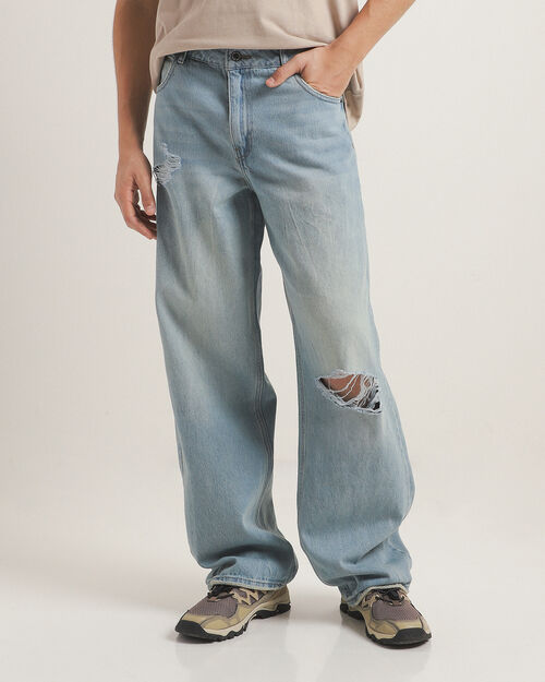 Jeans Fit Baggy Destrucciones
