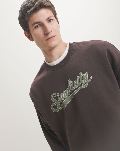 Sudadera Cerrada Caf&eacute;