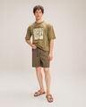 Short Pull On Verde,OLIVO