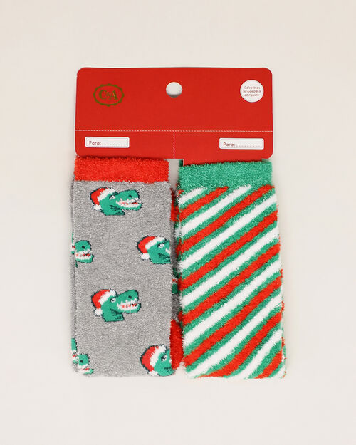 Pack 2 Calcetines Navideños