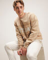 Sudadera Beige Fit Regular,KAKHI