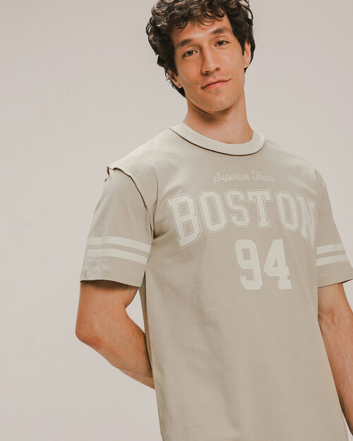 Playera Relaxed Negra Diseño