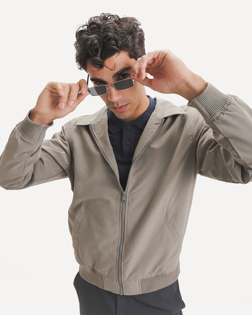 Chamarra Bomber Verde