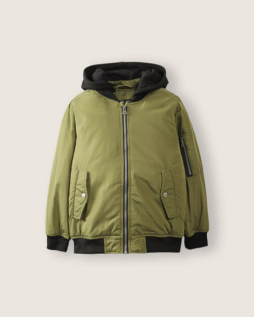Chamarra Bomber Verde