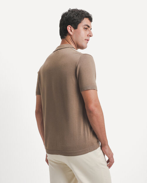 Polo De Punto Caf&eacute;