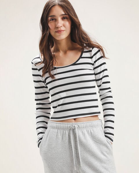 Crop Top Rayas