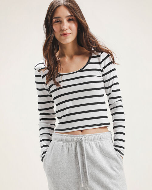 Crop Top Rayas