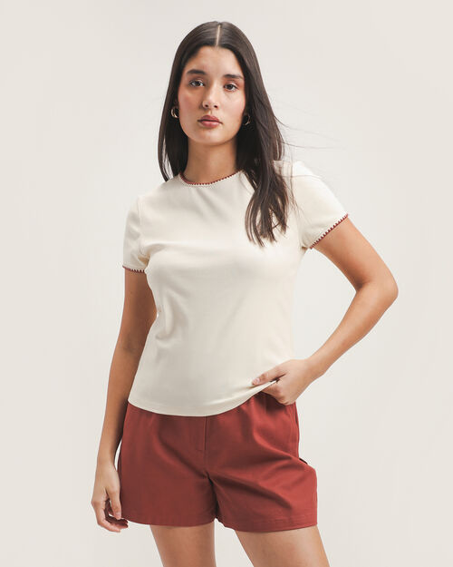 Playera Beige Regular