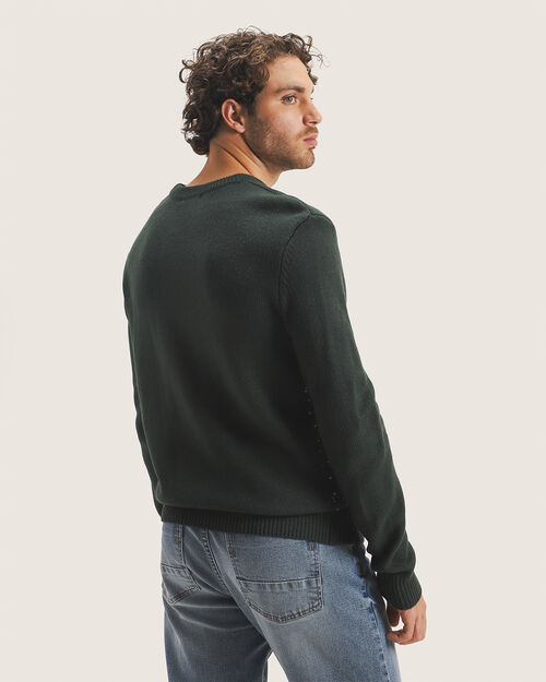 Su&eacute;ter Verde De Punto